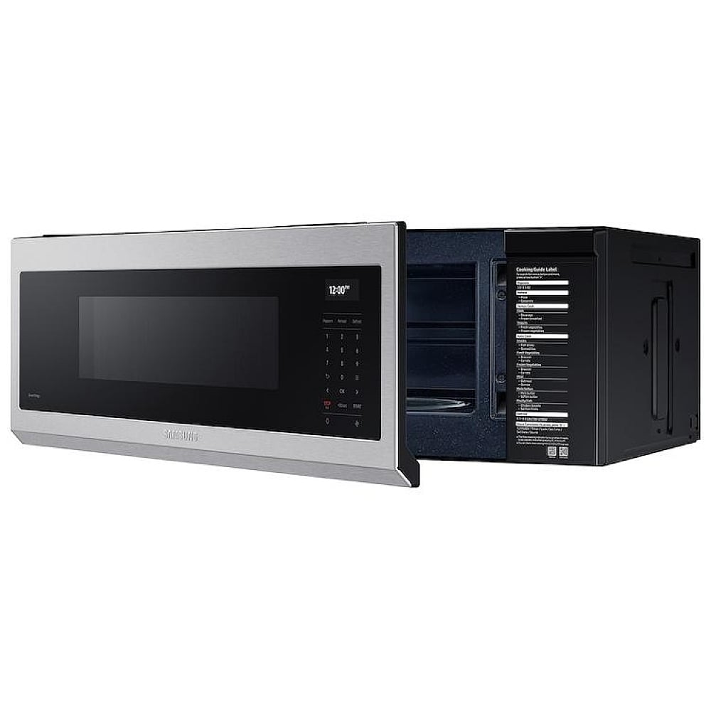 Samsung ME11A7710DS - ME11A7710DS/AC Over the Range Microwave, 30 inch Exterior Width, 1.1 cu. ft. Capacity, 550 CFM, 1,000 W Watts, LED, Stainless Steel colour