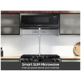 Samsung ME11F7510MT - ME11F7510MT/AC Over the Range Microwave, 30 inch Exterior Width, 1.1 cu. ft. Capacity, 400 CFM, 1,000 W Watts, Halogen , Black Stainless Steel colour