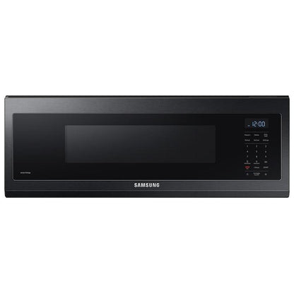 Samsung ME11F7510MT Over the Range Microwave, 30 inch Exterior Width, 1.1 cu. ft. Capacity, 400 CFM, 1,000 W Watts, Halogen Black Stainless Steel colour