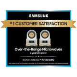 Samsung ME11F7510MT - ME11F7510MT/AC Over the Range Microwave, 30 inch Exterior Width, 1.1 cu. ft. Capacity, 400 CFM, 1,000 W Watts, Halogen , Black Stainless Steel colour
