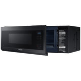 Samsung ME11F7510MT - ME11F7510MT/AC Over the Range Microwave, 30 inch Exterior Width, 1.1 cu. ft. Capacity, 400 CFM, 1,000 W Watts, Halogen , Black Stainless Steel colour