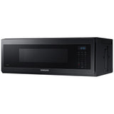 Samsung ME11F7510MT - ME11F7510MT/AC Over the Range Microwave, 30 inch Exterior Width, 1.1 cu. ft. Capacity, 400 CFM, 1,000 W Watts, Halogen , Black Stainless Steel colour