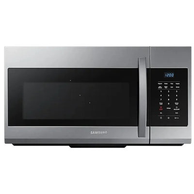 Samsung ME17R7011ES - ME17R7011ES/AC Over the Range Microwave, 30 inch Exterior Width, 1.7 cu. ft. Capacity, 300 CFM, 1,000 W Watts, Halogen , Stainless Steel colour