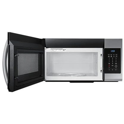 Samsung ME17R7011ES - ME17R7011ES/AC Over the Range Microwave, 30 inch Exterior Width, 1.7 cu. ft. Capacity, 300 CFM, 1,000 W Watts, Halogen , Stainless Steel colour