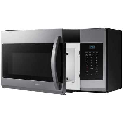 Samsung ME17R7011ES - ME17R7011ES/AC Over the Range Microwave, 30 inch Exterior Width, 1.7 cu. ft. Capacity, 300 CFM, 1,000 W Watts, Halogen , Stainless Steel colour