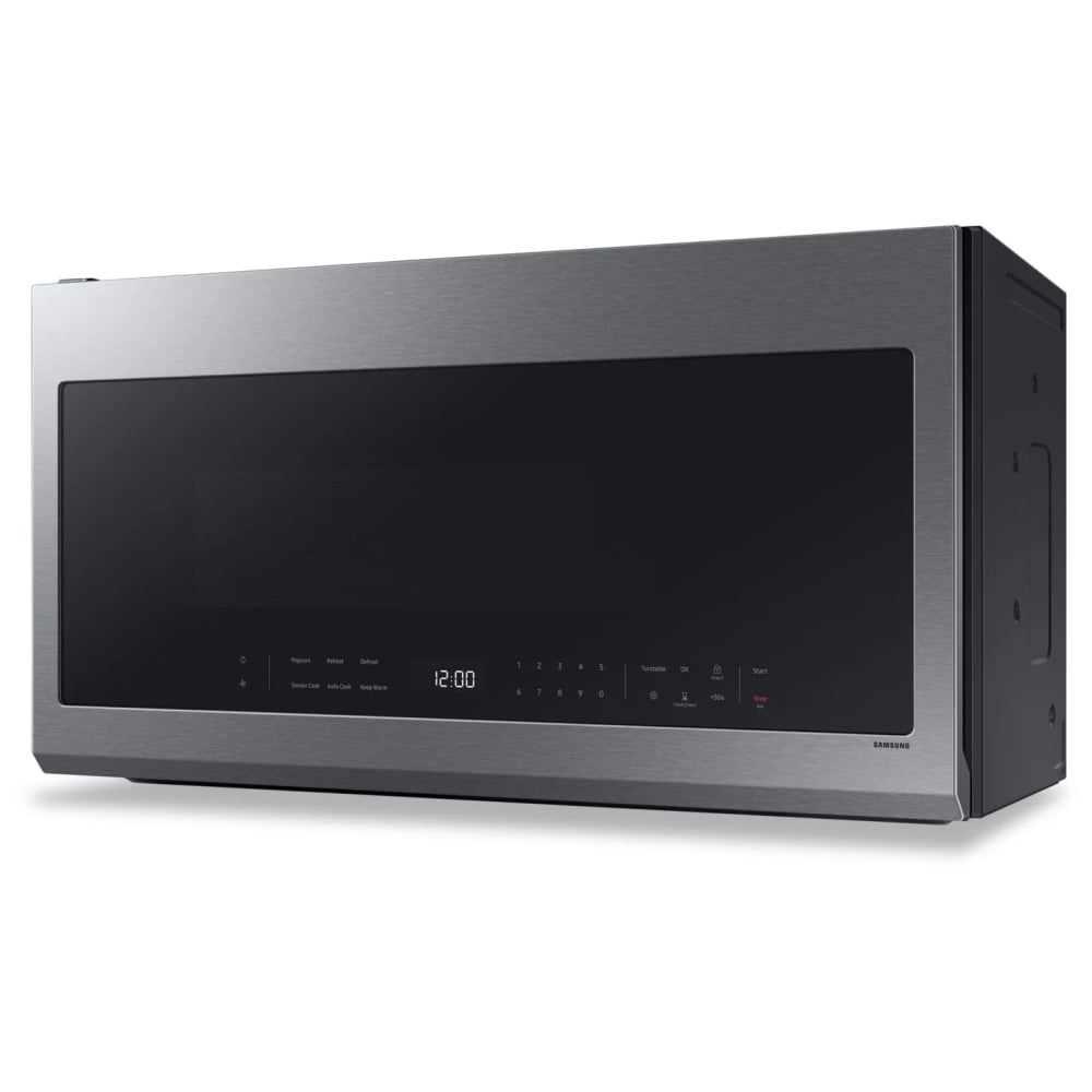 Samsung ME21DG6300SRAC Over the Range Microwave, 30 inch Exterior Width, 2.1 cu. ft. Capacity, 400 CFM, 950 W Watts, LED, Stainless Steel colour