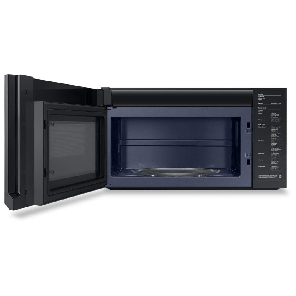 Samsung ME21DG6300SRAC Over the Range Microwave, 30 inch Exterior Width, 2.1 cu. ft. Capacity, 400 CFM, 950 W Watts, LED, Stainless Steel colour