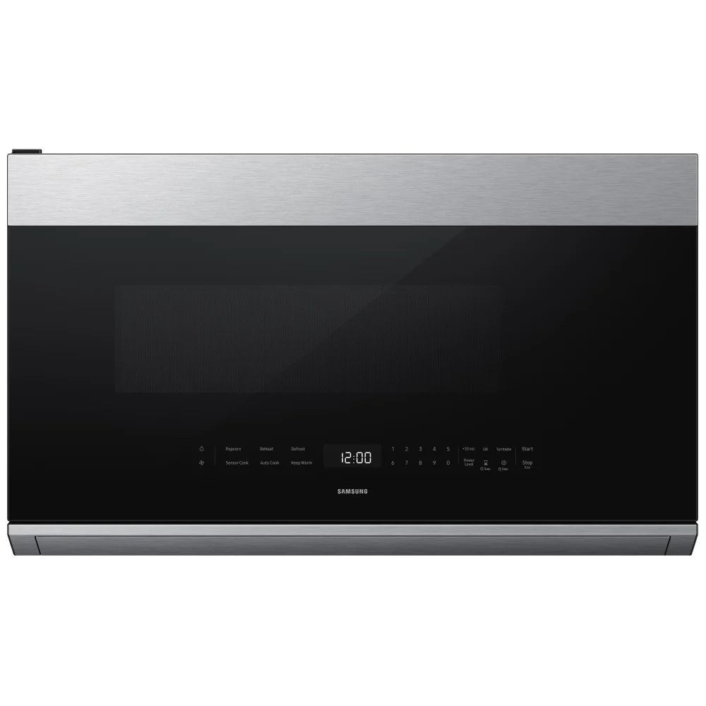 Samsung ME80H2160RAC Over the Range Microwave, 30 inch Exterior Width, 2.1 cu. ft. Capacity, 500 CFM, 950 W Watts, LED, Stainless Steel colour