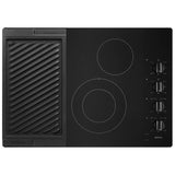 Maytag MEC8830HB Electric Cooktop, 30 inch Exterior Width, 4 Burners, 3,000 W Highest Element, Black colour