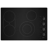 Maytag MEC8830HB Electric Cooktop, 30 inch Exterior Width, 4 Burners, 3,000 W Highest Element, Black colour