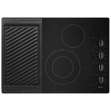 Maytag MEC8830HB Electric Cooktop, 30 inch Exterior Width, 4 Burners, 3,000 W Highest Element, Black colour