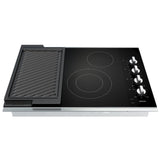 Maytag MEC8830HS Electric Cooktop, 30 inch Exterior Width, 4 Burners, 3,000 W Highest Element, Stainless Steel colour
