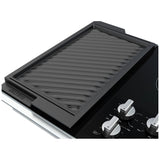 Maytag MEC8836HS Electric Cooktop, 36 inch Exterior Width, 5 Burners, 3,000 W Highest Element, Stainless Steel colour