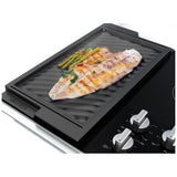 Maytag MEC8836HS Electric Cooktop, 36 inch Exterior Width, 5 Burners, 3,000 W Highest Element, Stainless Steel colour