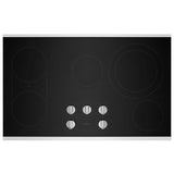 Maytag MEC8836HS Electric Cooktop, 36 inch Exterior Width, 5 Burners, 3,000 W Highest Element, Stainless Steel colour
