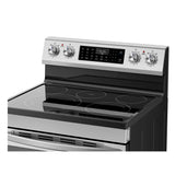Midea MER30A15ASTC Electric Range, 30 inch Exterior Width 6.3 Cu. Ft. Freestanding Electric Range with 5 Elements, Air Fry and Self-Clean