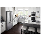 Maytag MFB2055FRZ French Door Refrigerator, 30 inch Width, 19.6 cu. ft. Capacity, Optional Ice Maker (Special Order), Stainless Steel colour