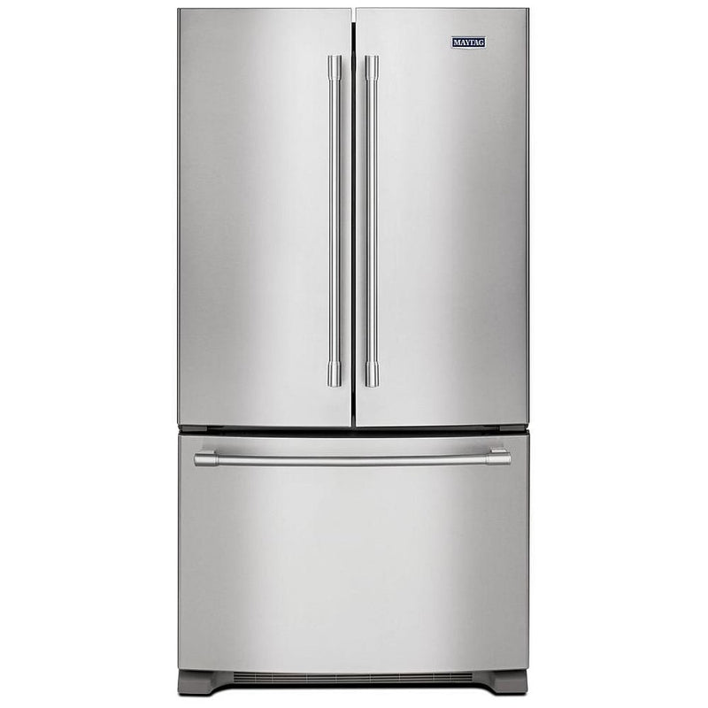 Maytag MFC2062FEZ French Door Refrigerator, 36 inch Width, 20 cu. ft. Capacity, Counter Depth, Water Dispenser (Interior), Ice Dispenser (Freezer Located), ENERGY STAR Certified, Stainless Steel colour