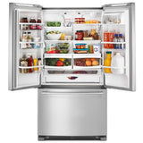 Maytag MFC2062FEZ French Door Refrigerator, 36 inch Width, 20 cu. ft. Capacity, Counter Depth, Water Dispenser (Interior), Ice Dispenser (Freezer Located), ENERGY STAR Certified, Stainless Steel colour