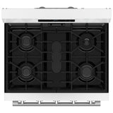 Maytag MFGS6030RW Gas Range, 5 cu. ft. Capacity, 30 inch Exterior Width, Self Clean, Convection, 5 Burners, Storage Drawer, Yes, 18,000 BTU Highest Burner, White colour