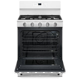 Maytag MFGS6030RW Gas Range, 5 cu. ft. Capacity, 30 inch Exterior Width, Self Clean, Convection, 5 Burners, Storage Drawer, Yes, 18,000 BTU Highest Burner, White colour