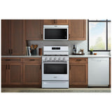 Maytag MFGS6030RW Gas Range, 5 cu. ft. Capacity, 30 inch Exterior Width, Self Clean, Convection, 5 Burners, Storage Drawer, Yes, 18,000 BTU Highest Burner, White colour