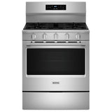 Maytag MFGS6030RZ Gas Range, 5 cu. ft. Capacity, 30 inch Exterior Width, Self Clean, Convection, 5 Burners, Storage Drawer, Yes, 18,000 BTU Highest Burner, Stainless Steel colour