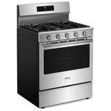 Maytag MFGS6030RZ Gas Range, 5 cu. ft. Capacity, 30 inch Exterior Width, Self Clean, Convection, 5 Burners, Storage Drawer, Yes, 18,000 BTU Highest Burner, Stainless Steel colour