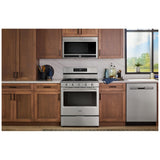 Maytag MFGS7030SZ Gas Range, 5.0 cu. ft. Capacity, 30 inch Exterior Width, Self Clean, Convection, 5 Burners, Storage Drawer, Air Fry, 18,000 BTU Highest Burner, FingerPrint Resistant Stainless Steel colour