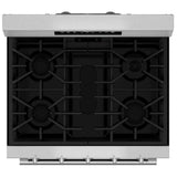 Maytag MFGS7030SZ Gas Range, 5.0 cu. ft. Capacity, 30 inch Exterior Width, Self Clean, Convection, 5 Burners, Storage Drawer, Air Fry, 18,000 BTU Highest Burner, FingerPrint Resistant Stainless Steel colour