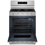 Maytag MFGS7030SZ Gas Range, 5.0 cu. ft. Capacity, 30 inch Exterior Width, Self Clean, Convection, 5 Burners, Storage Drawer, Air Fry, 18,000 BTU Highest Burner, FingerPrint Resistant Stainless Steel colour