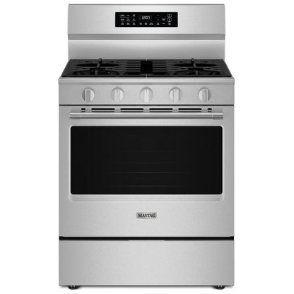 Maytag MFGS7030SZ Gas Range, 5.0 cu. ft. Capacity, 30 inch Exterior Width, Convection, 5 Burners, Storage Drawer, Air Fry, 18,000 BTU Highest Burner, FingerPrint Resistant Stainless Steel colour, Keep Warm™, Power™ Burner, Precision Cooking™