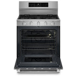 Maytag MFGS8030RZ Gas Range, 5 cu. ft. Capacity, 30 inch Exterior Width, Self Clean, Convection, 5 Burners, Storage Drawer, Yes, 18,000 BTU Highest Burner, Stainless Steel colour