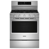 Maytag MFGS8030RZ Gas Range, 5 cu. ft. Capacity, 30 inch Exterior Width, Self Clean, Convection, 5 Burners, Storage Drawer, Yes, 18,000 BTU Highest Burner, Stainless Steel colour