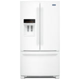 Maytag MFI2570FEW French Door Refrigerator, 36 inch Width, 25 cu. ft. Capacity, Water Dispenser (Exterior), Ice Dispenser (Thru Door), ENERGY STAR Certified, White colour
