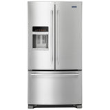 Maytag MFI2570FEZ French Door Refrigerator, 36 inch Width, 25 cu. ft. Capacity, Water Dispenser (Exterior), Ice Dispenser (Thru Door), ENERGY STAR Certified, Stainless Steel colour