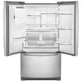Maytag MFT2772HEZ French Door Refrigerator, 36 inch Width, 26.8 cu. ft. Capacity, Water Dispenser (Exterior), Ice Dispenser (Thru Door), Stainless Steel colour