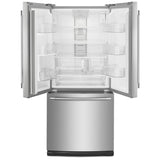 Maytag MFW2055FRZ French Door Refrigerator, 30 inch Width, 20 cu. ft. Capacity, Water Dispenser (Exterior), Ice Dispenser (Freezer Located), Stainless Steel colour