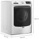Maytag Washer MFW7020RW & Electric Dryer YMED7020RW