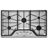 Maytag MGC7536DS Gas Cooktop 36" Gas Cooktop with 5 Burners, Stainless Steel