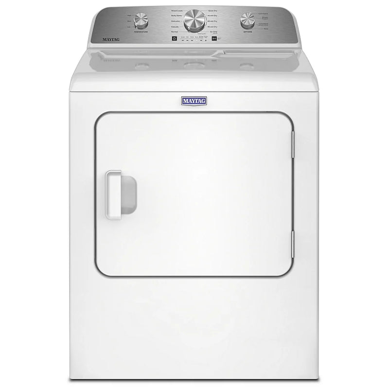 Maytag MGD4205SW Gas Dryer, 7 cu. ft. Dryer Capacity, 3 Dry Cycles, 3 Temperature Settings, Vented, White colour