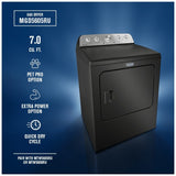 Maytag MGD5605RU Gas Dryer, 7 cu. ft. Dryer Capacity, 10 Dry Cycles, Steam Clean, 3 Temperature Settings, Vented