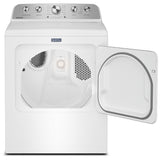 Maytag MGD5605RW Gas Dryer, 7 cu. ft. Dryer Capacity, 10 Dry Cycles, Steam Clean, 3 Temperature Settings, Vented, White colour