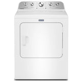 Maytag MGD5605RW Gas Dryer, 7 cu. ft. Dryer Capacity, 10 Dry Cycles, Steam Clean, 3 Temperature Settings, Vented, White colour