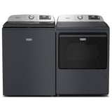 Maytag MGD6205RF Gas Dryer, 7.4 cu. ft. Dryer Capacity, 10 Dry Cycles, 5 Temperature Settings, Vented, Wifi Enabled, Midnight Steel colour