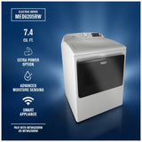 Maytag MGD6205RF Gas Dryer, 7.4 cu. ft. Dryer Capacity, 10 Dry Cycles, 5 Temperature Settings, Vented, Wifi Enabled, Midnight Steel colour