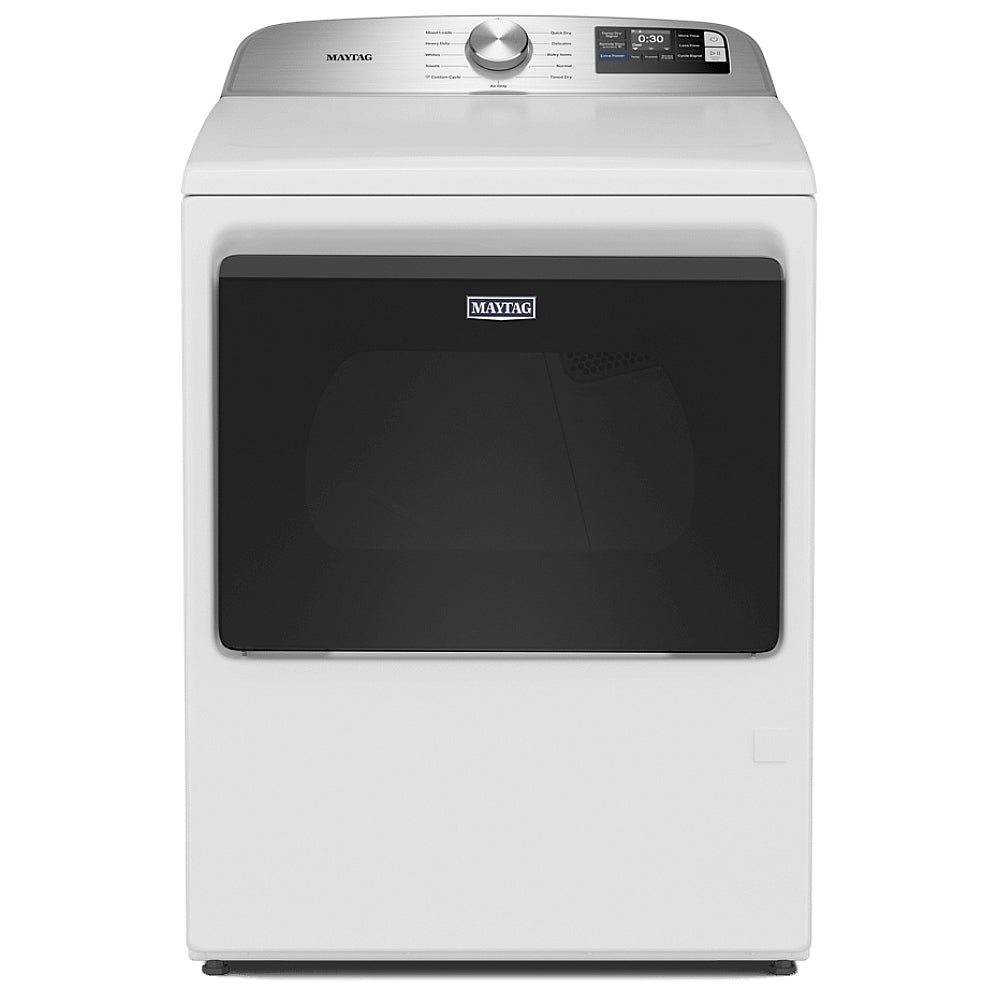 Maytag MGD6205RW Gas Dryer, 7.4 cu. ft. Dryer Capacity, 10 Dry Cycles, 5 Temperature Settings, Vented, Wifi Enabled, White colour