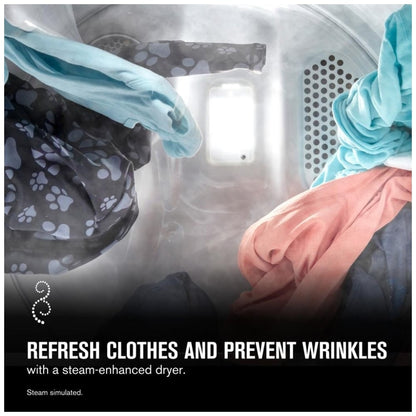 Maytag MGD6500MBK Gas Dryer | 7 cu. ft. Capacity, Steam Clean, 4 Temperature Settings