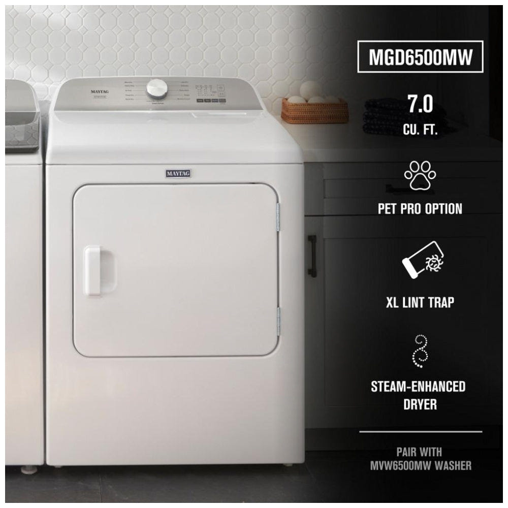 Maytag MGD6500MW Gas Dryer