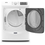 Maytag MGD6630HW Gas Dryer, 7.3 cu. ft. Dryer Capacity, 12 Dry Cycles, Steam Clean, 4 Temperature Settings, Vented, Stackable, White colour